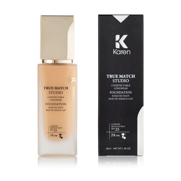 TRUE MATCH STUDIO FOND DE TEINT LONGUE TENUE INDETECTABLE - BEIGE CRÉMEUX